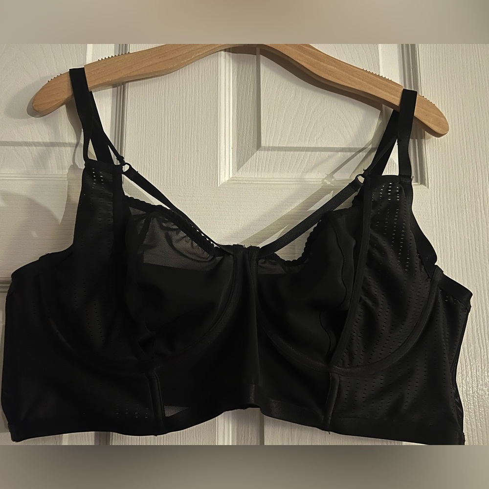 Black Semi-Transparent Bra